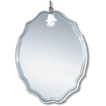 Round Competitive High Quality Light Silver Decorative Bathroom Mirror (JN008)